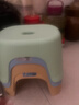 椅子奶油风家用小凳子加厚塑料凳可叠放耐用儿童凳学生寝室矮凳 樱花粉2个 实拍图