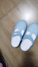 华美健步洞洞鞋女防滑包头凉拖鞋海边沙滩鞋柔软果冻鞋HM2136浅粉37 实拍图