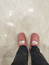 中老年人冬天穿的棉拖鞋女士奶奶冬季保暖包跟居家厚底防滑男女加厚毛绒棉鞋老太太女式妈妈鞋老人家锦绵托鞋 紫色 38-39(适合37-38的脚穿) 实拍图