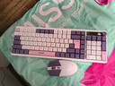 方正无线键鼠套装 机械手感键盘多功能旋钮办公游戏一体机台式电脑笔记本 无线键盘/鼠标KN650【淡紫】 实拍图