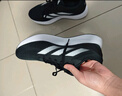 adidas DURAMO RC训练备赛轻盈体测跑鞋男女阿迪达斯官方 黑色/白色   42.5 实拍图