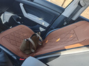 迪加伦 汽车加热坐垫冬季座垫电加热座椅垫 车用保暖垫座垫 双座小轿车通用 双座12V-商务棕 实拍图