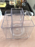 得力(deli)创意个性旋转笔筒简约儿童学生多功能笔筒大容量办公桌面储物盒化妆品收纳盒 透明PK200 实拍图