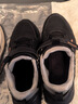 鸿星尔克（ERKE）童鞋鸣鸥2.0男女童加棉跑鞋儿童保暖棉鞋正黑/钢灰色36 实拍图
