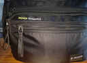 威纳登单肩包大容量防泼水耐磨背包多口袋做生意包休闲男士斜挎包 黑色 实拍图