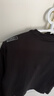 布先生明星同款长袖T恤男士小白T内搭 长袖标准T-圆领-黑色 4XL(195) 实拍图