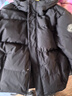 京东京造羽绒服男鸭绒加厚防寒工装面包服短款冬季外套衣服 黑色 M 实拍图