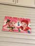 Dincmei顶创美龙凤胎宝宝画报墙贴画好助备孕年画娃娃求送子图照片挂画双胞海报 01 中号：宽60cm-高40cm 实拍图