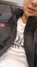 查尔斯桃心【王楚然同款】男女情侣同款冬季加厚棉衣棉服面包服 黑色 2XL 实拍图
