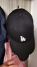 MLB棒球帽子秋夏鸭舌帽女男女户外休闲软顶送礼3ACP7701N-07BKS 实拍图