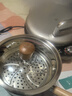 双枪奶锅316L不锈钢婴儿宝宝辅食小奶锅汤锅雪平蒸锅加厚带蒸笼 20cm 实拍图