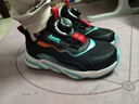 安踏儿童运动鞋男女童跑步鞋秋冬季网革旋钮扣犟弹科技学生赤焰跑鞋 【男密网】黑/荧光水绿5523J-4 31 脚长约19.5cm 实拍图