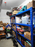 实邦 货架置物架仓储多层货架展示架多功能铁架中型仓库货架储物架 蓝色四层 真实载重 拒绝虚标 中型新款240KG150*50*200主架 实拍图