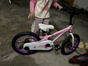 优贝（RoyalBaby）儿童自行车男女镁合金单车 月亮系列4-7岁 宇航员16寸 粉色 实拍图