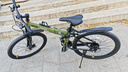 Jeep吉普自行车折叠山地男女学生26寸24速双减震公路单车战神-苍岭绿 实拍图