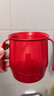 朵笛卡英国Doidy Cup婴儿童水杯宝宝水杯直饮学饮杯鸭嘴杯喝水奶家用 红色 200ml 实拍图