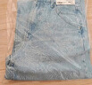 优衣库女装男装宽松廓形牛仔裤/弯刀镰刀裤子479000 482280 479000/62粉蓝色 27 /160/68A 实拍图