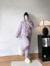 都市丽人夹棉加绒睡衣女士保暖情侣法兰绒长袖秋冬家居服套装2H30C6 实拍图