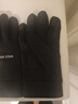 回力手套冬季男士加绒保暖手套户外骑行防风寒防水触屏开车防滑手套女 黑色 均码 实拍图