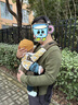 ERGObaby二狗背带婴儿抱娃神器四季透气外出旅行遛娃神器breeze解放双手 breeze透气款-橄榄绿 实拍图