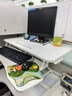Brateck北弧升降桌电脑桌 站立办公工作升降台子 站立式电脑升降支架D450 实拍图