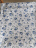 3号馆春季新款 纯棉布料 田园小碎花 斜纹印花布儿童床单手工全棉布料 蓝色玫瑰-1.6米宽一米价 一米 多拍不裁开 实拍图