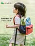 SHUKIKU儿童书包幼儿园小学生书包超轻防泼水透气背包 橙红 S+码 【3-5岁 托班-小班】 实拍图