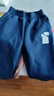 史努比裤子男童加绒2025新款男孩保暖裤一体绒儿童羊胎绒棉裤童装休闲裤 口袋努比K藏青 120 实拍图