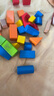 Hape(德国)婴幼儿童拼搭木质积木玩具40粒彩虹积木宝宝生日礼物E8321 实拍图
