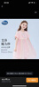 迪士尼女童连衣裙夏女孩2025新款爱莎公主裙裙子网纱裙LX82124 粉130 实拍图