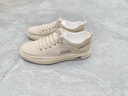 闽筠男鞋秋冬季新款学生运动板鞋一脚蹬休闲鞋子男士工作防滑小白鞋 RF-MB799卡其 41 实拍图