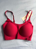 ubras无尺码云感托无痕透气细肩带内衣女吊带文胸罩粉底液 丝绒红色 均码 -常规版A-C杯（90-130斤） 实拍图