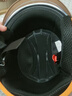 新款3C认证电动摩托车头盔男女士冬季保暖半盔全盔四季通用安全帽 3C认证-【雅黑色】-内推式镜片+可拆卸围脖 实拍图