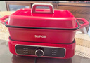 苏泊尔（SUPOR）电蒸锅 电煮锅 电火锅 家用多功能烤鱼烤肉锅 多用途分体不粘料理锅 蒸煮炖涮电热锅H3423FK863A 实拍图