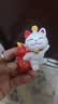 赟娅黄水晶发财树招财猫入户玄关办公室桌面摆件家居装饰乔迁生日礼物 福禄招财猫发财树套装【黄色】 实拍图