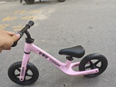 酷骑儿童平衡车1-5岁宝宝滑步车10寸轻便车身初学者S2樱霞粉 酷奇 实拍图