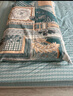 富安娜 100%纯棉四件套 简欧风中性床上四件套 印花床笠被套1.5米床 实拍图