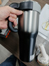 TKK大容量保温杯男士款一键开盖车载冰霸杯子陶瓷内胆水杯巨无霸茶杯 实拍图