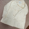 太平鸟女装冬季双面呢拼接羽绒服A1ACD4288 米白 M （建议拍小一码） 实拍图