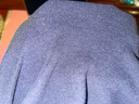 优衣库女装HEATTECH弹力摇粒绒半拉链套头衫/打底衫479693 68 深蓝色 2XL /165/100B 实拍图