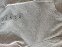 优衣库女装罗纹亨利领T恤/长袖修身短款内搭打底25新款479591 02 浅灰色 XS /150/76A 实拍图