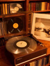 山水（SANSUI）黑胶唱片机 一体式复古留声机 蓝牙胶片唱机 怀旧客厅摆件 客厅音响 生日礼物 V15甜蜜蜜 实拍图