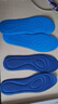 【已售100万单】军训鞋垫男女透气吸汗不臭脚高弹超软运动防滑鞋 亏本冲量【3双】吸汗+不臭/蓝色 41-42可裁剪】 实拍图