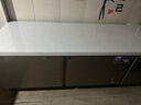 雪花冷藏工作台奶茶店设备全套水吧台不锈钢保鲜平冷操作台冰柜 厨房冰箱商用保鲜工作台 冷藏丨1.8M-0.8M-0.8M铜管低耗一级节能 2025全新升级丨铜管高效制冷豪华款 实拍图