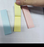 得力（deli）12本4色分条便利贴 76*19mm 便签纸/ 记事贴/ 自粘留言本P066307 实拍图