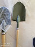 6411工厂205铲子锹碳钢淬火木柄小锹多功能露营户外铁锹车用钓鱼 Q205A工兵铲+磨刃服务 实拍图