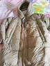 雪中飞新款女士长款连帽过膝羽绒服休闲加厚保暖时尚休闲 卡其色|7101 XL 170/92A 实拍图