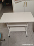 御乐欣 床边电脑桌可移动可升降家用写字桌卧室笔记本用简易落地书桌 店长推荐【双层】暖白色80cm 实拍图