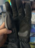 TDGO摩托车骑行手套秋冬季防水保暖防摔触屏机车手套男 秋冬加绒加厚加长款-黑色-可触屏 L(适合掌宽8-10CM) 实拍图