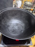 王源吉铁锅炒锅双耳苏锅王老式家用圆底无涂层手工龟纹大肚不粘炒锅46cm 实拍图